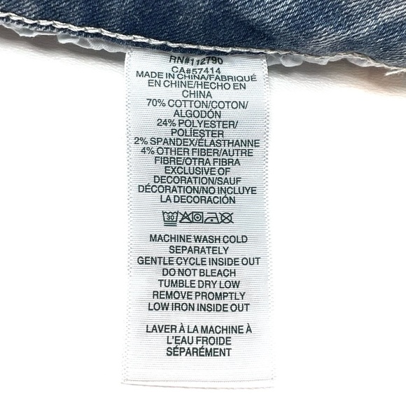 True Religion Jeans Halle High Rise Super Skinny Fit Light Bliss Wash 28/6 NWT - Picture 5 of 8